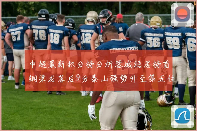 中超最新积分榜分析蓉城稳居榜首铜梁龙落后9分泰山强势升至第五位津门虎积分清零